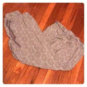 Artisan pajama pants. Super soft gray & white.